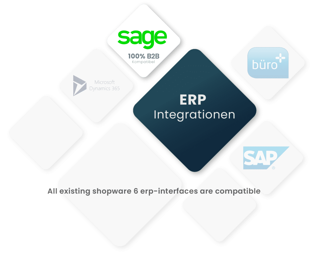 ERP integration in the B2Bsellers Suite